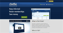 Desktop Screenshot of clubvitals.com